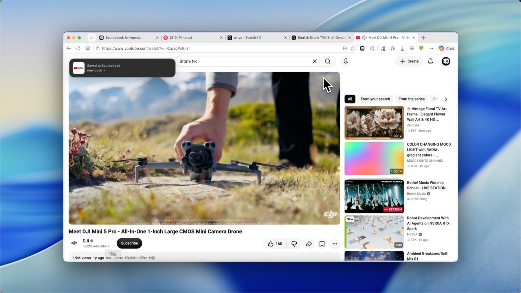 Picker 在 YouTube 页面中保存视频链接